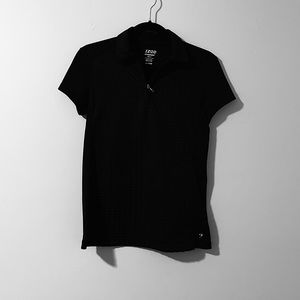 Izod golf black polo